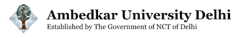 Ambedkar University logo